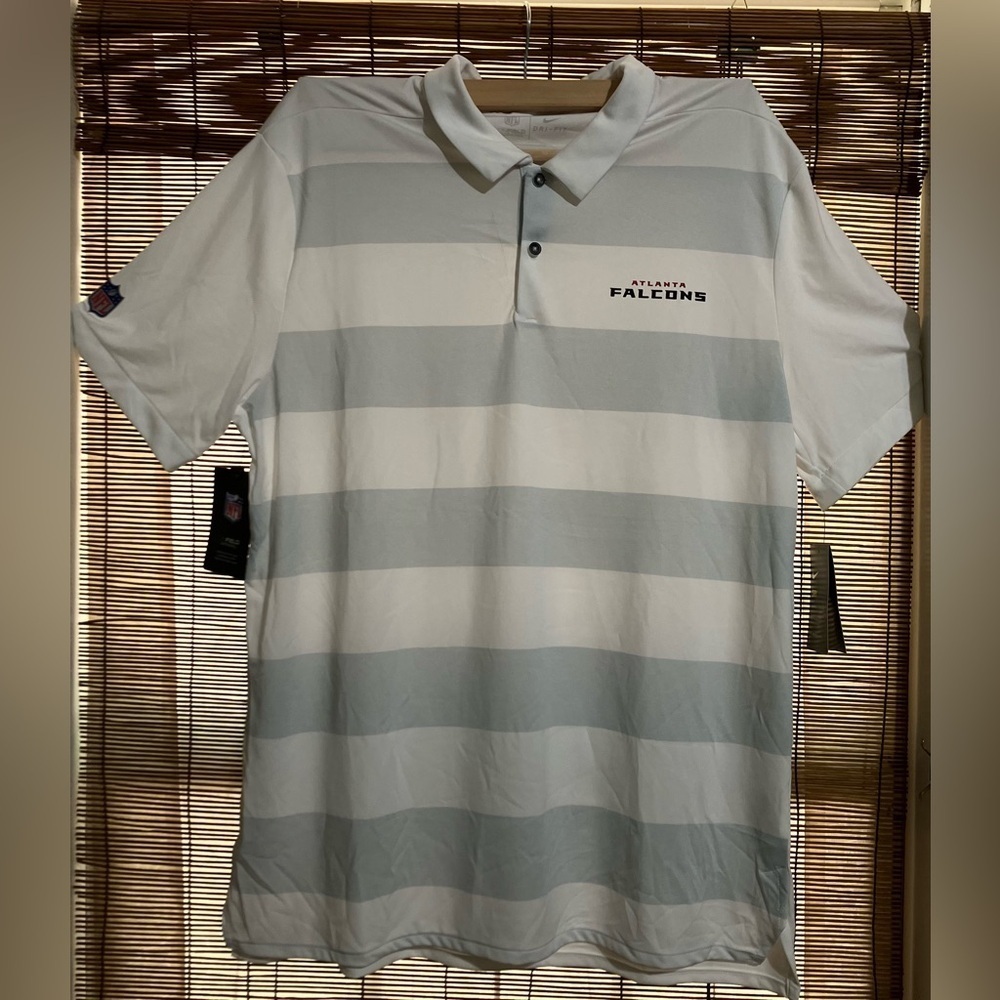 Atlanta Falcons Men’s White Nike NFL Sideline Woodwork Performance Polo

NWT!!